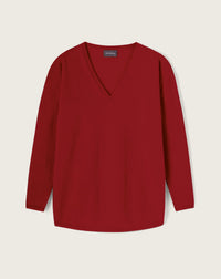 RECO130Pull V Oversize - Rouge Cranberry