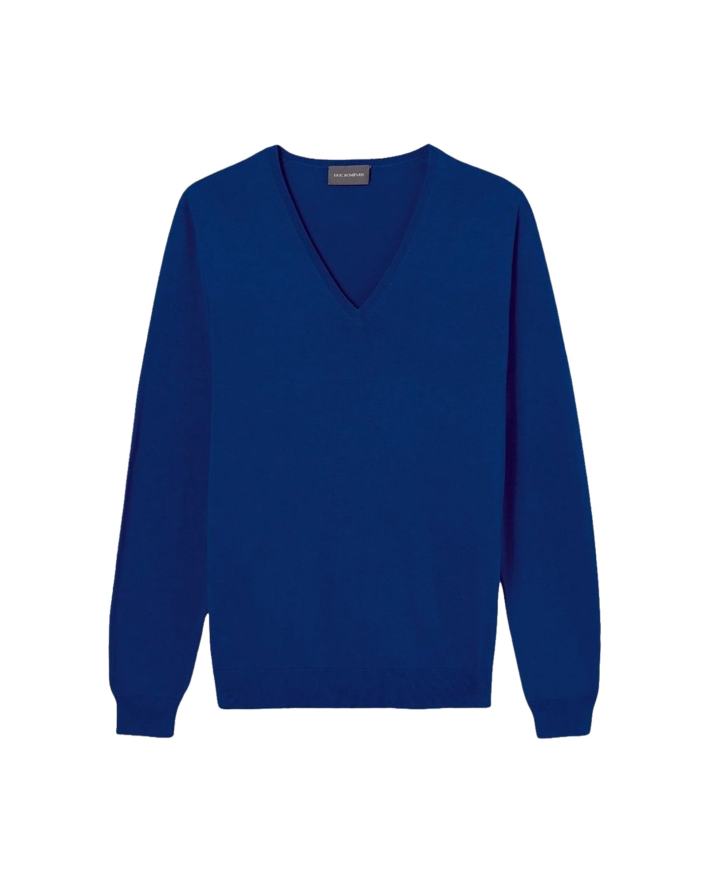 Cotton V-neck jumper - Amiral
