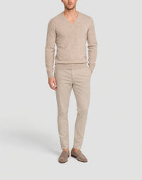 Fitted V-neck cashmere jumper - Zanskar