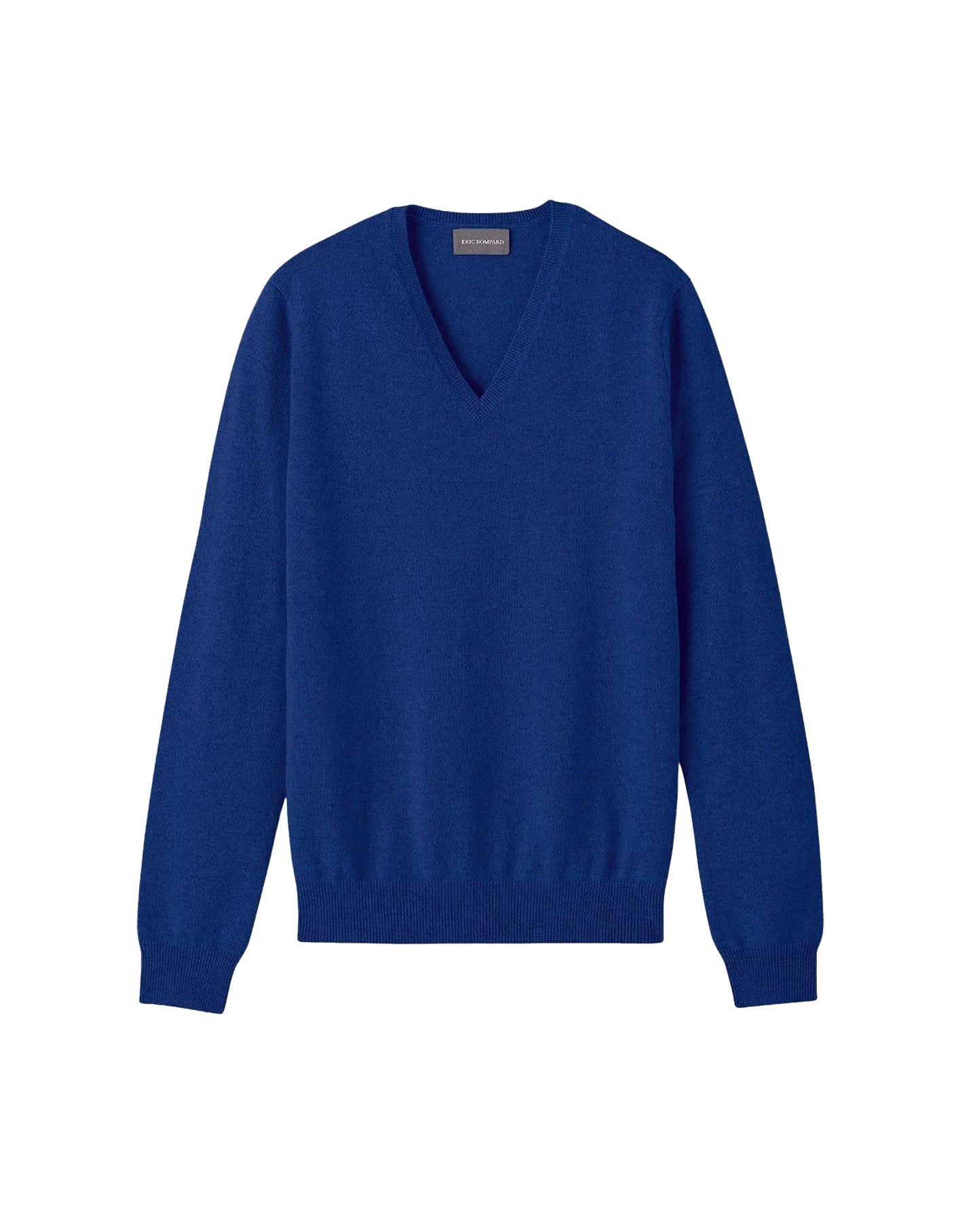 Fitted V-neck cashmere jumper - Royal