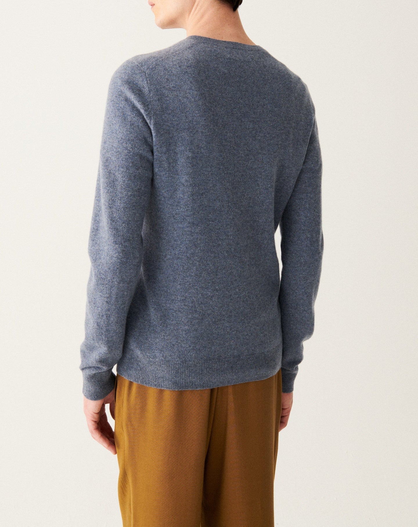 RECO130Pull V Ajusté - Bleu Apatite
