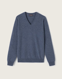 RECO130Pull V Ajusté - Bleu Apatite