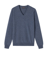 RECO130Pull V Ajusté - Bleu Apatite
