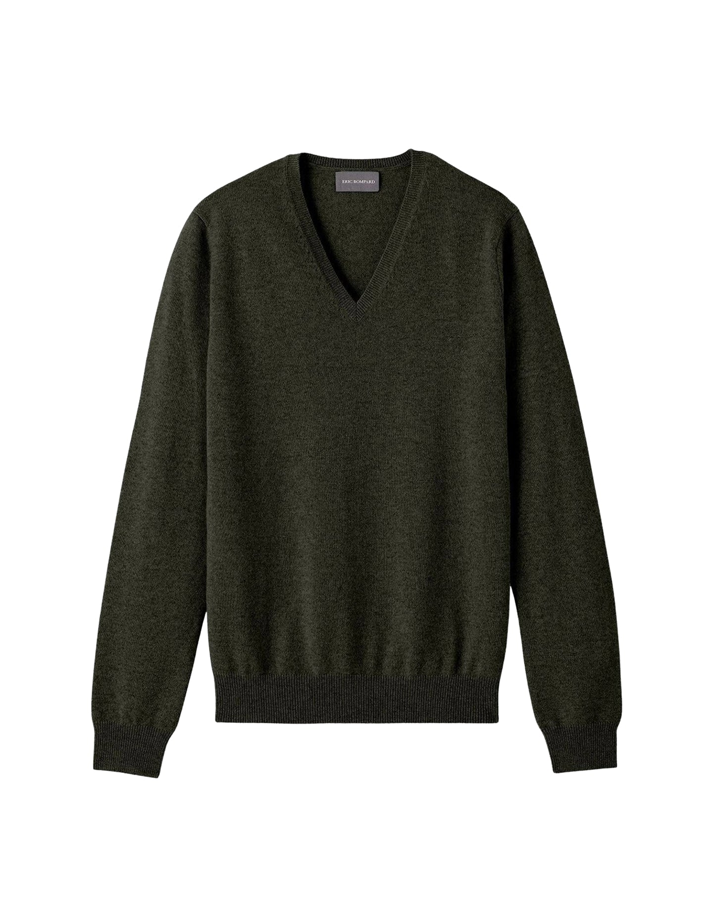 Fitted V-neck cashmere jumper - Chasse