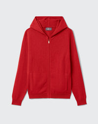 RECO130Pull À Capuche Zippé - Garnet