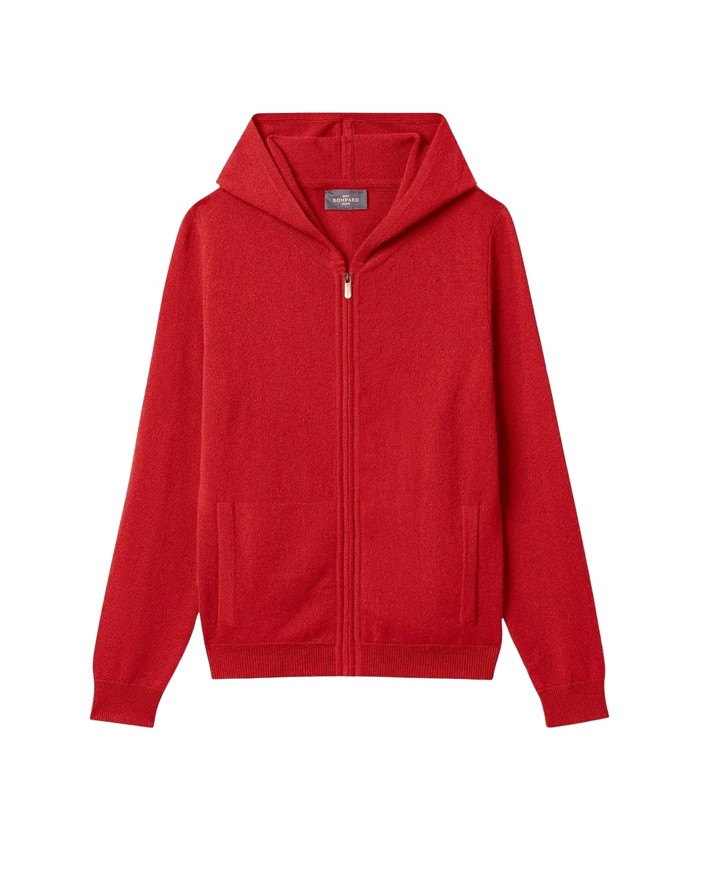 Pull à capuche zippé en cachemire -  Garnet