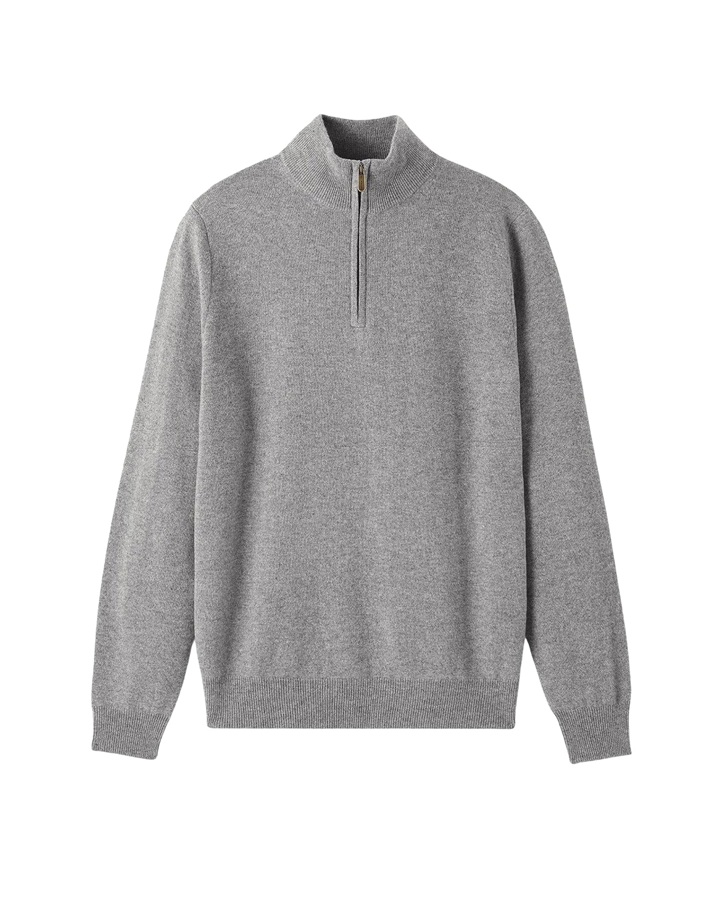 Cashmere jumper with a trucker collar - Flannel