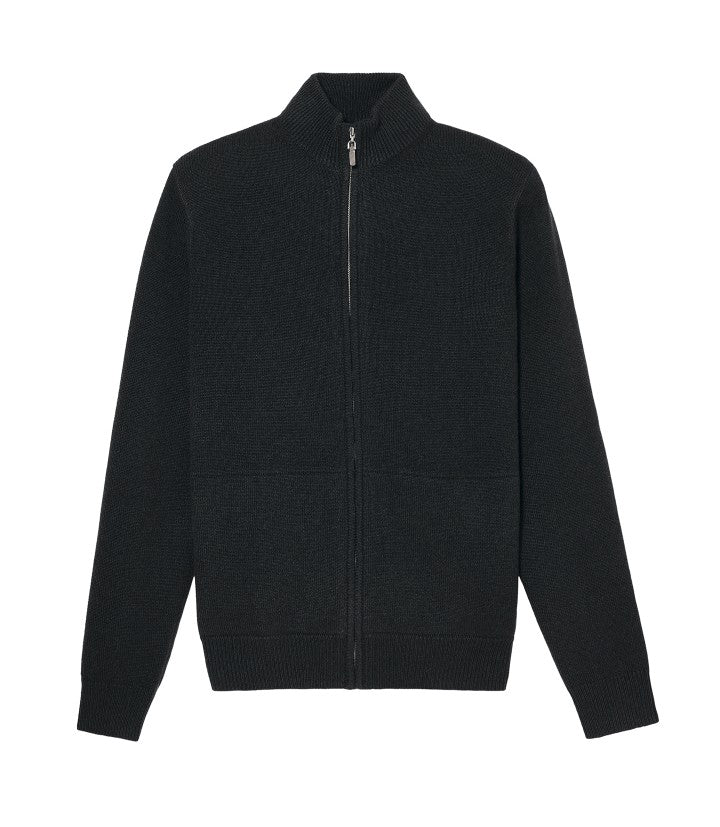 RECO220Blouson Zippé 4 Fils - Noir