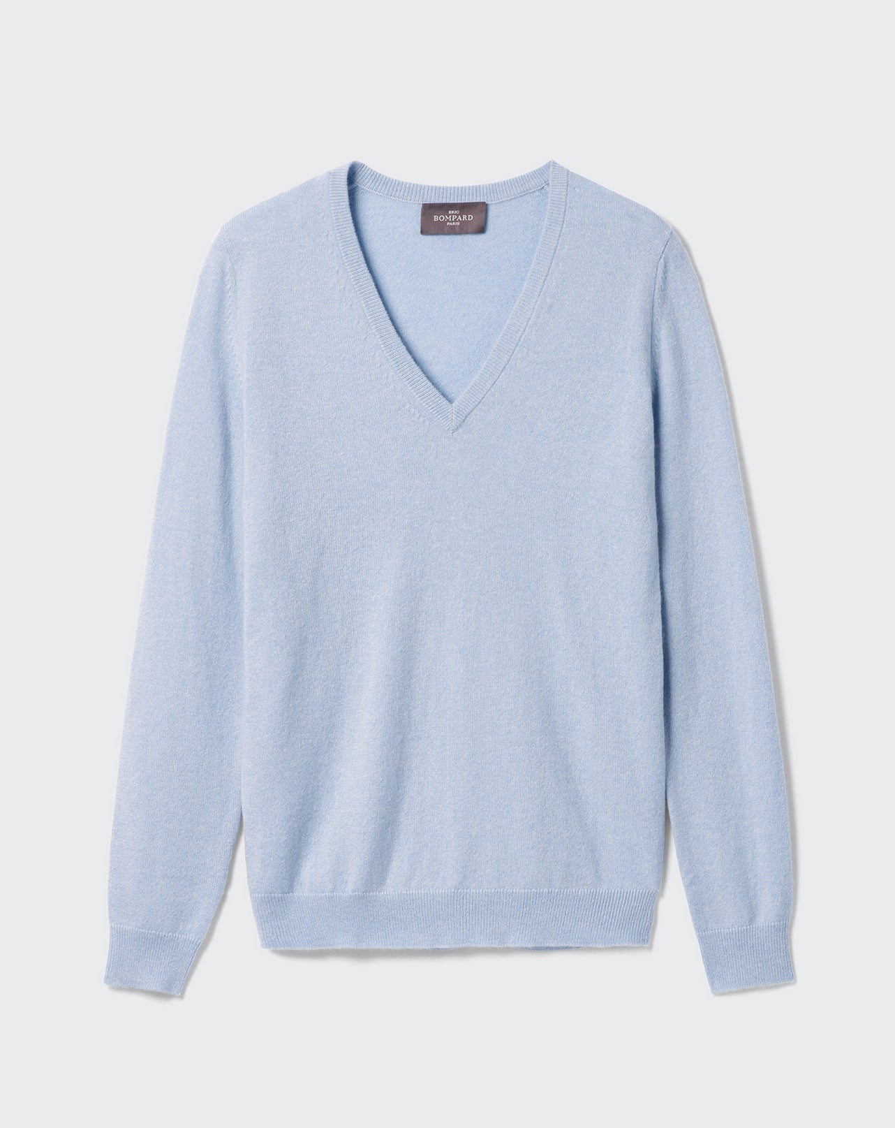RECO110Pull Col V Classique - Bleu Rif