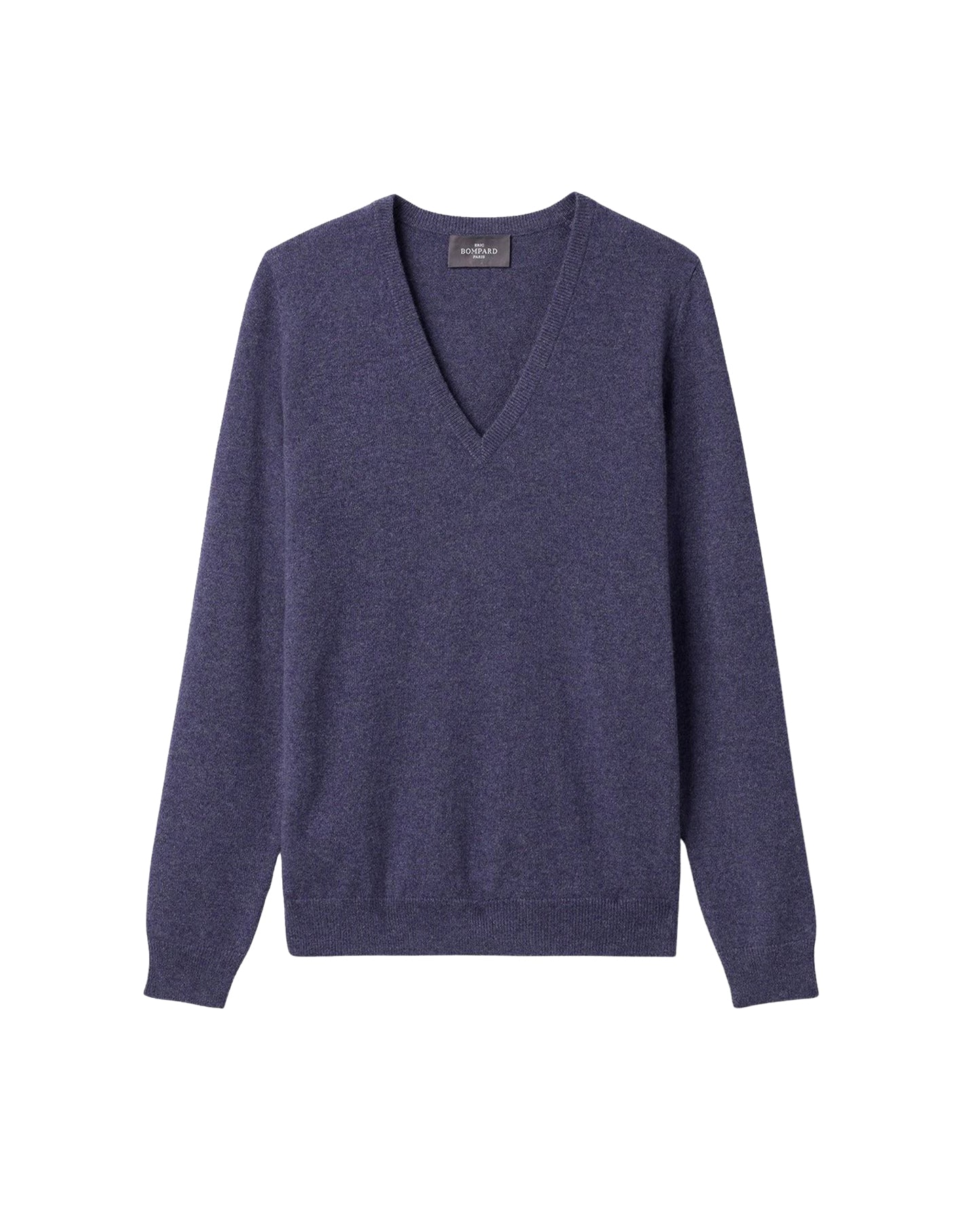 V-neck cashmere jumper - Iolite