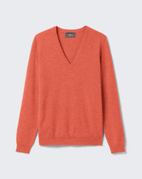 RECO110Pull Col V Classique - Goji