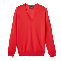 RECO110Pull Col V Classique - Rose Festival