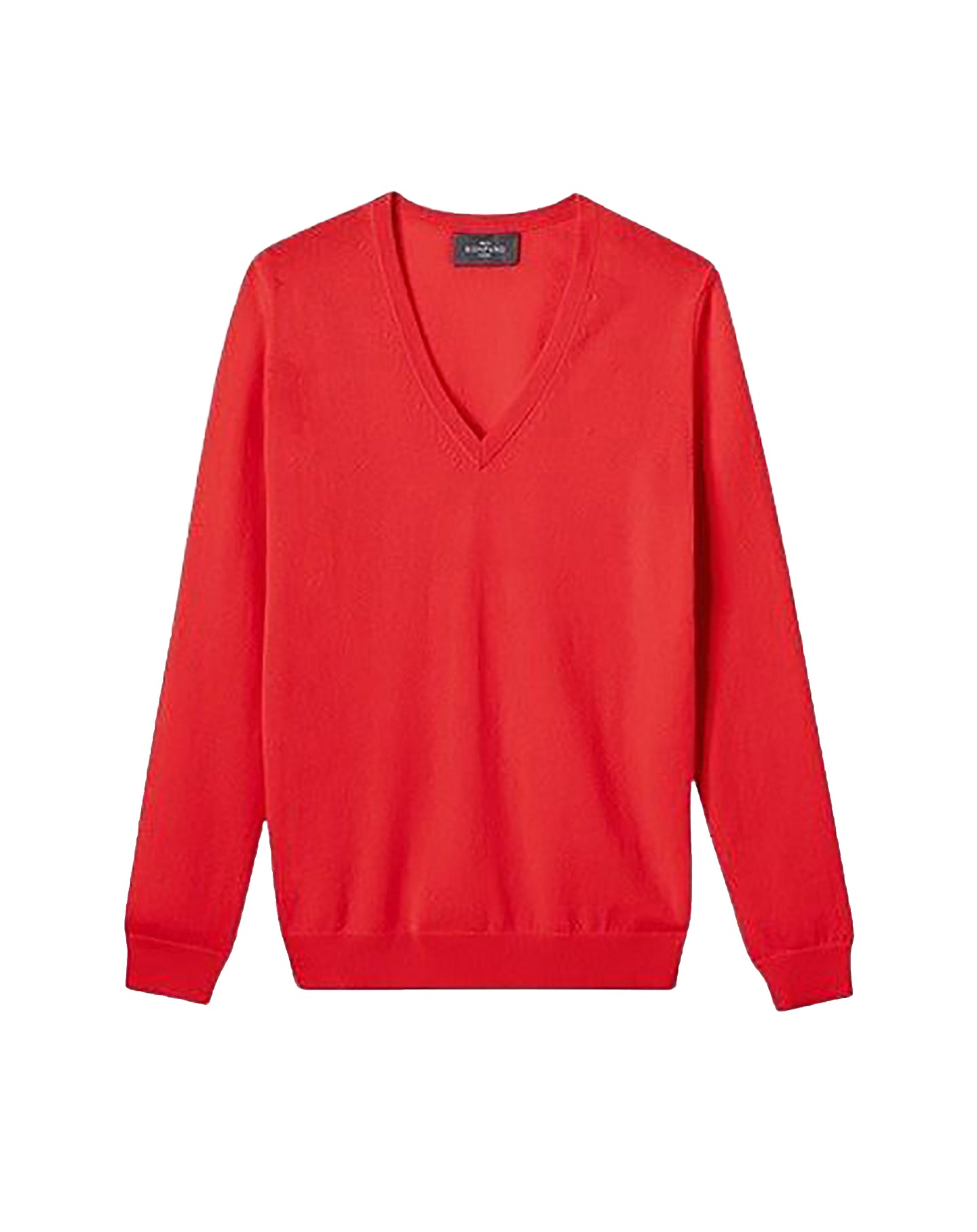 V-neck cashmere jumper - Festival Pink