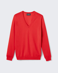 RECO110Pull Col V Classique - Rose Festival