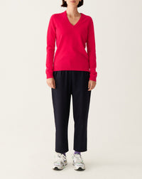 RECO110Pull Col V Classique - Candy Pop