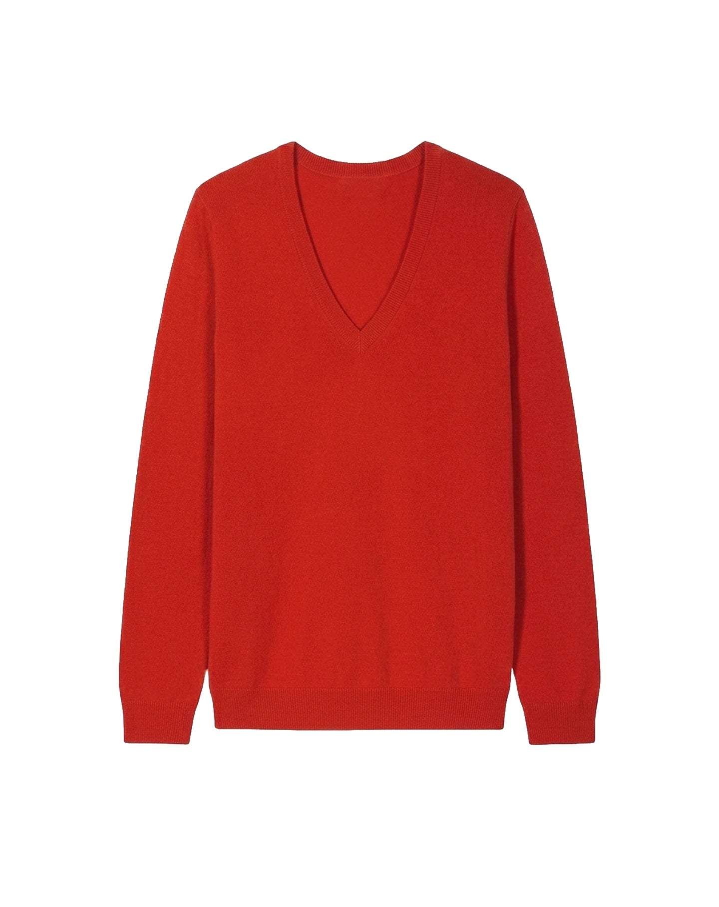 V-neck cashmere jumper - Rouge Gorge
