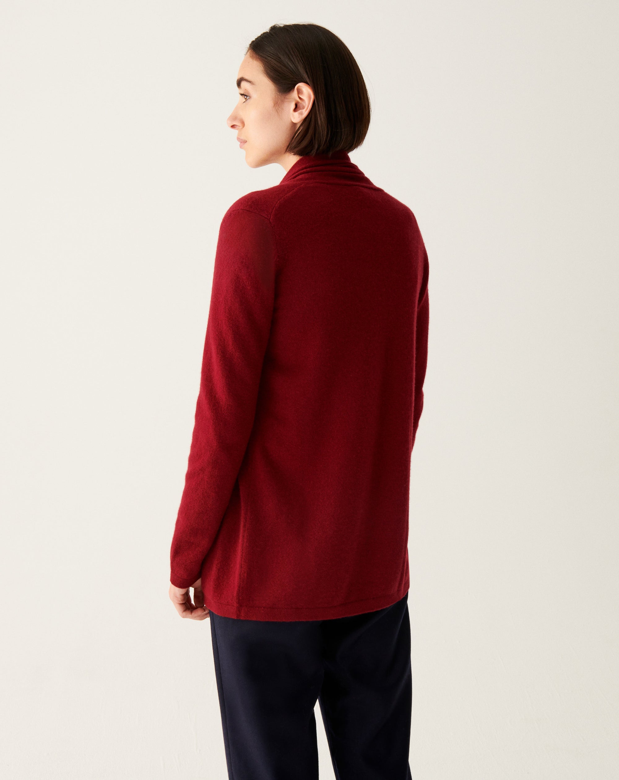RECO145Veste Cosy - Rouge Cranberry