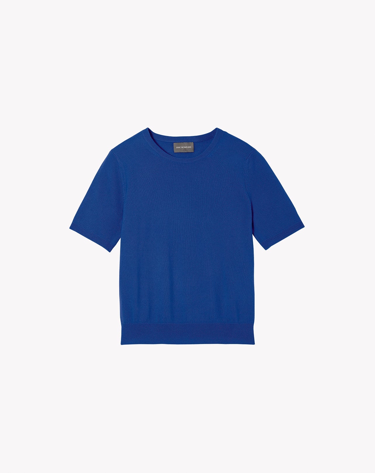 RECO75Ras De Cou Manches Courtes Classique - Cobalt