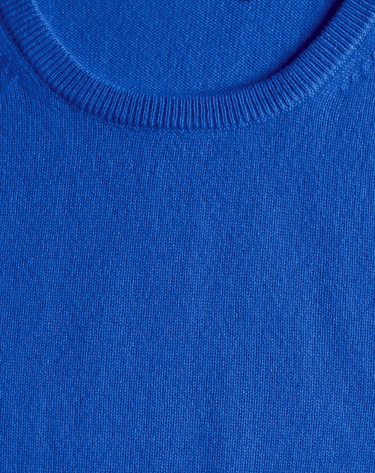 RECO75Ras De Cou Manches Courtes Classique - Cobalt