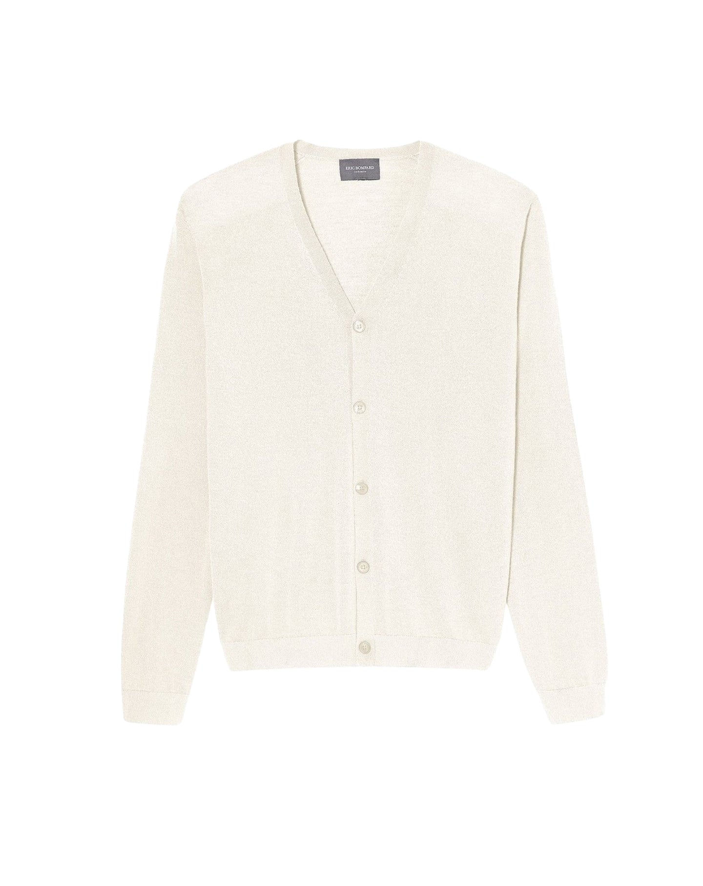 Gilet ultrafin à poches en cachemire -  Naturel