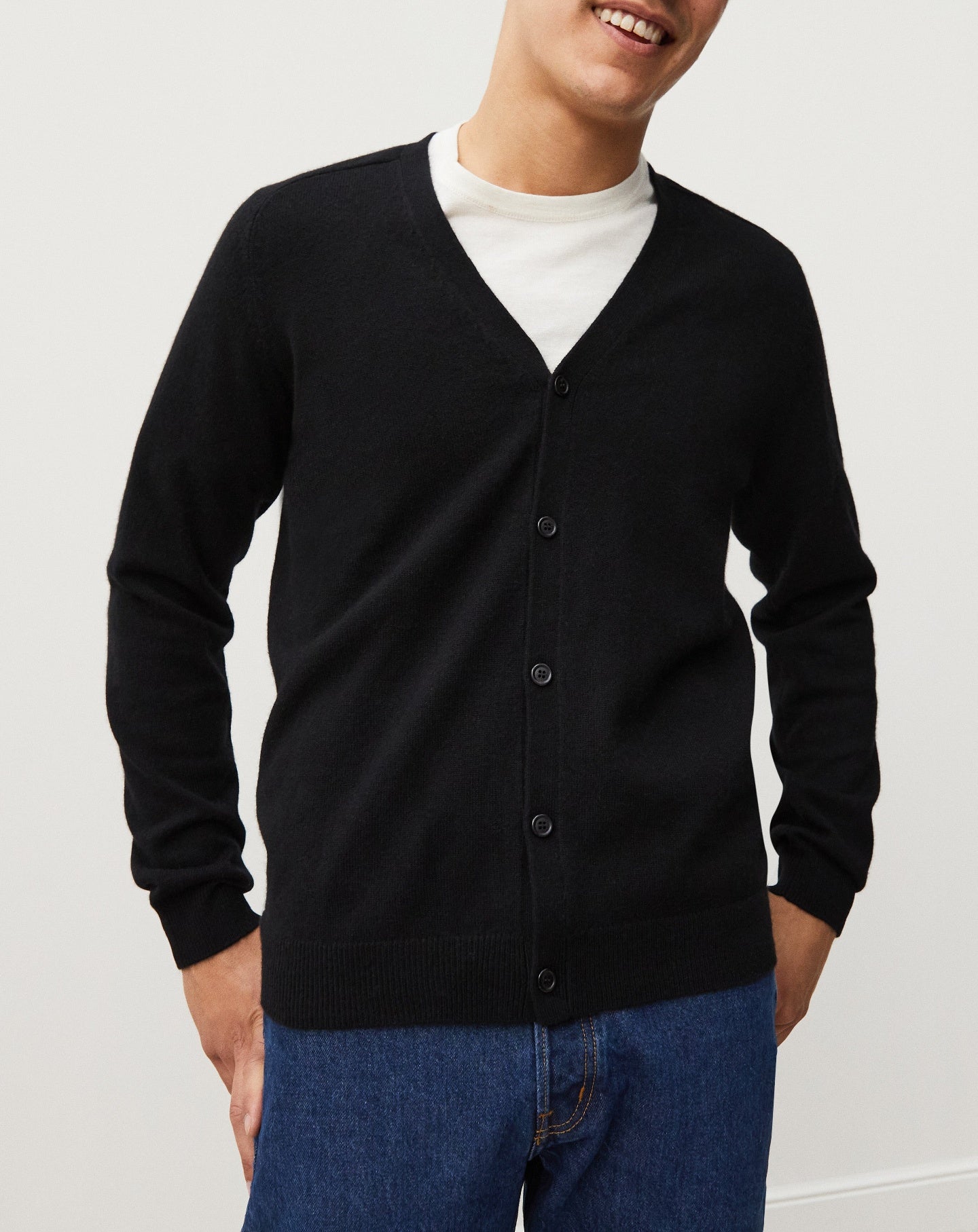 RECO120Gilet Ajusté Emmanchures Marteau - Noir
