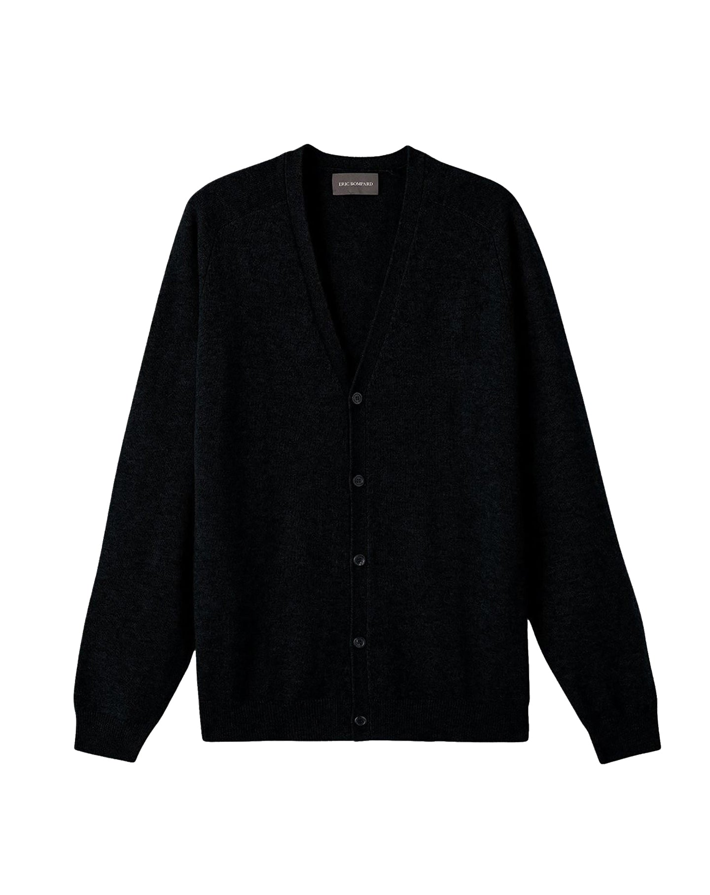 Fitted cashmere waistcoat with hammer sleeves - Black