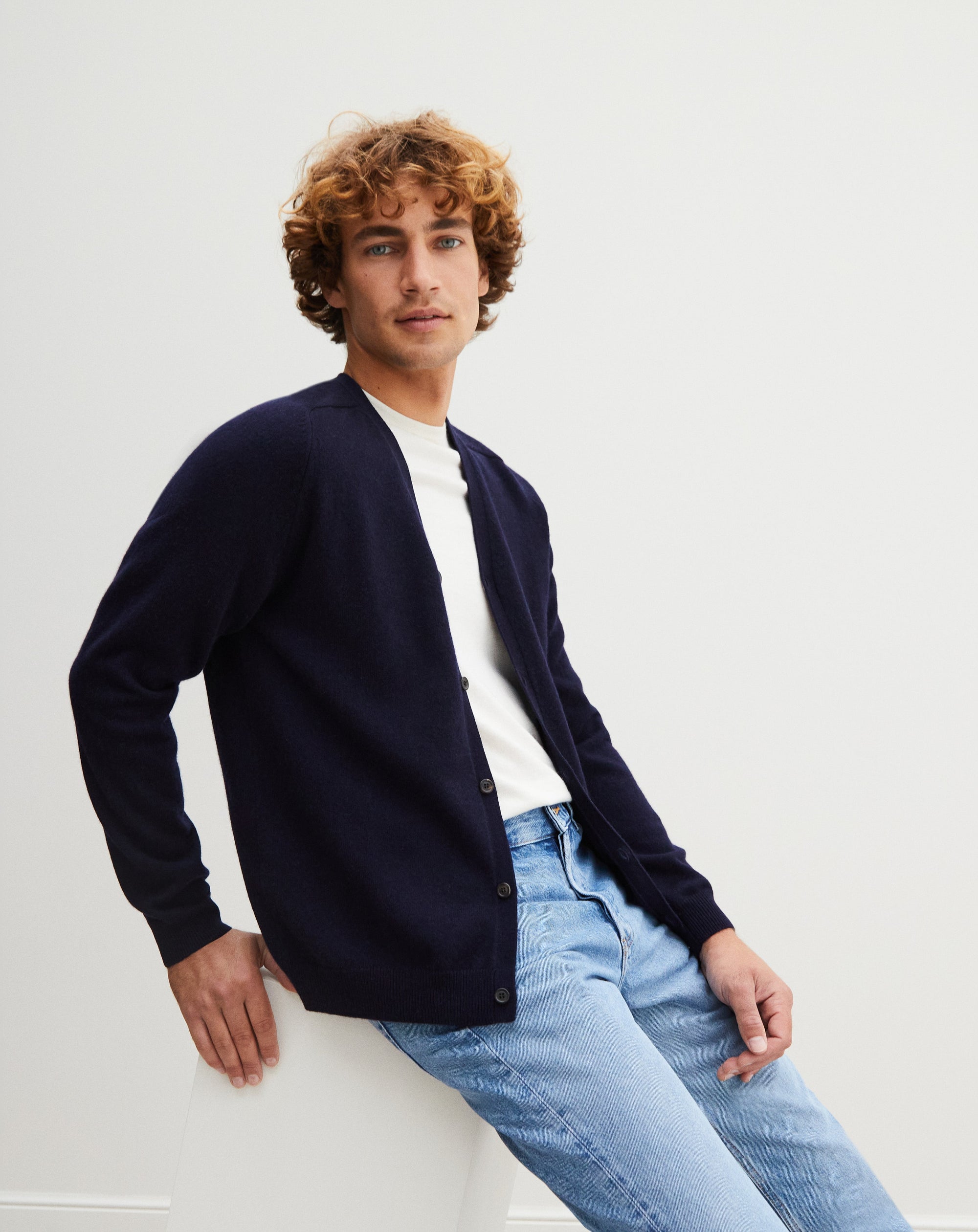 RECO120Gilet Ajusté Emmanchures Marteau - Marine