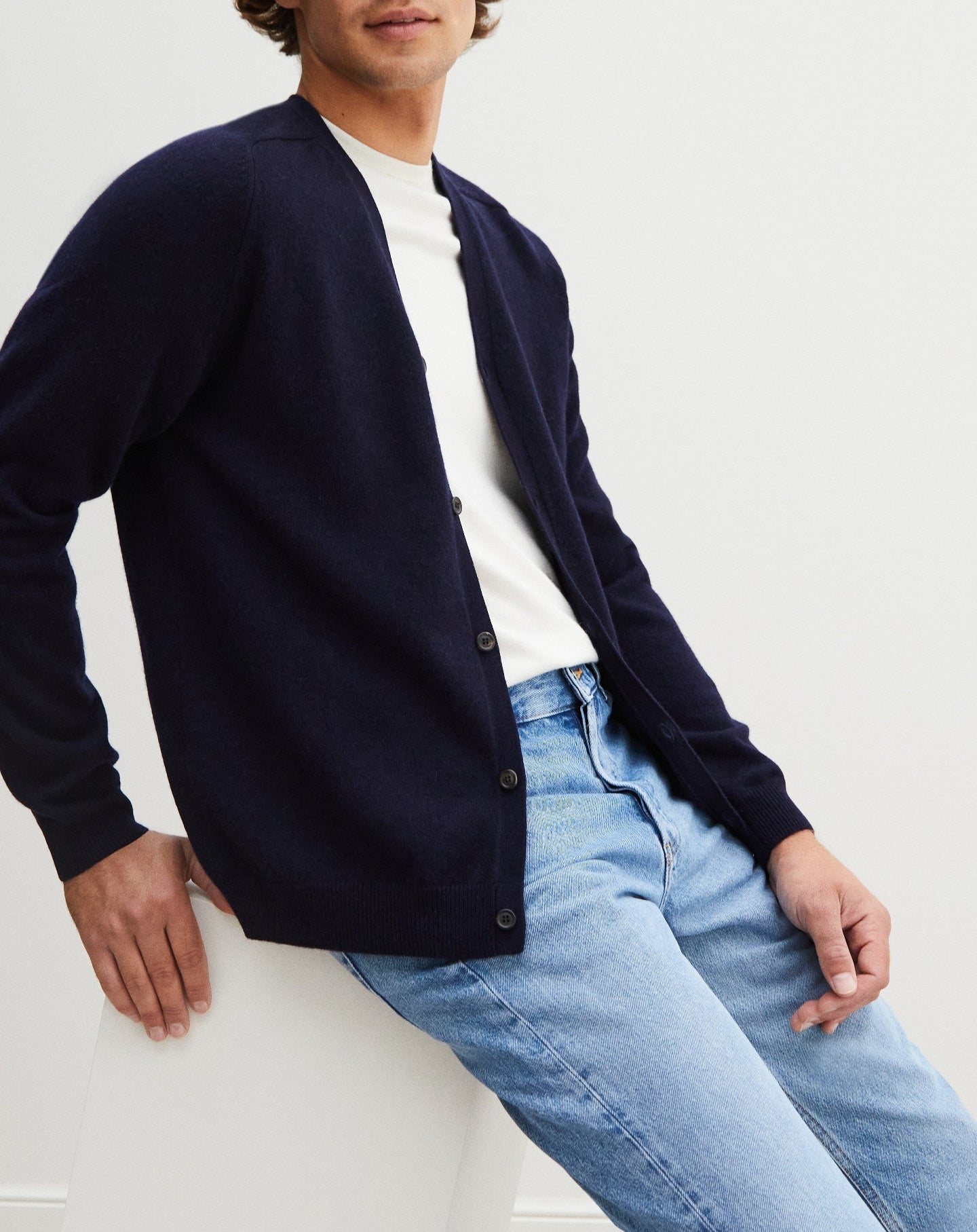 RECO120Gilet Ajusté Emmanchures Marteau - Marine