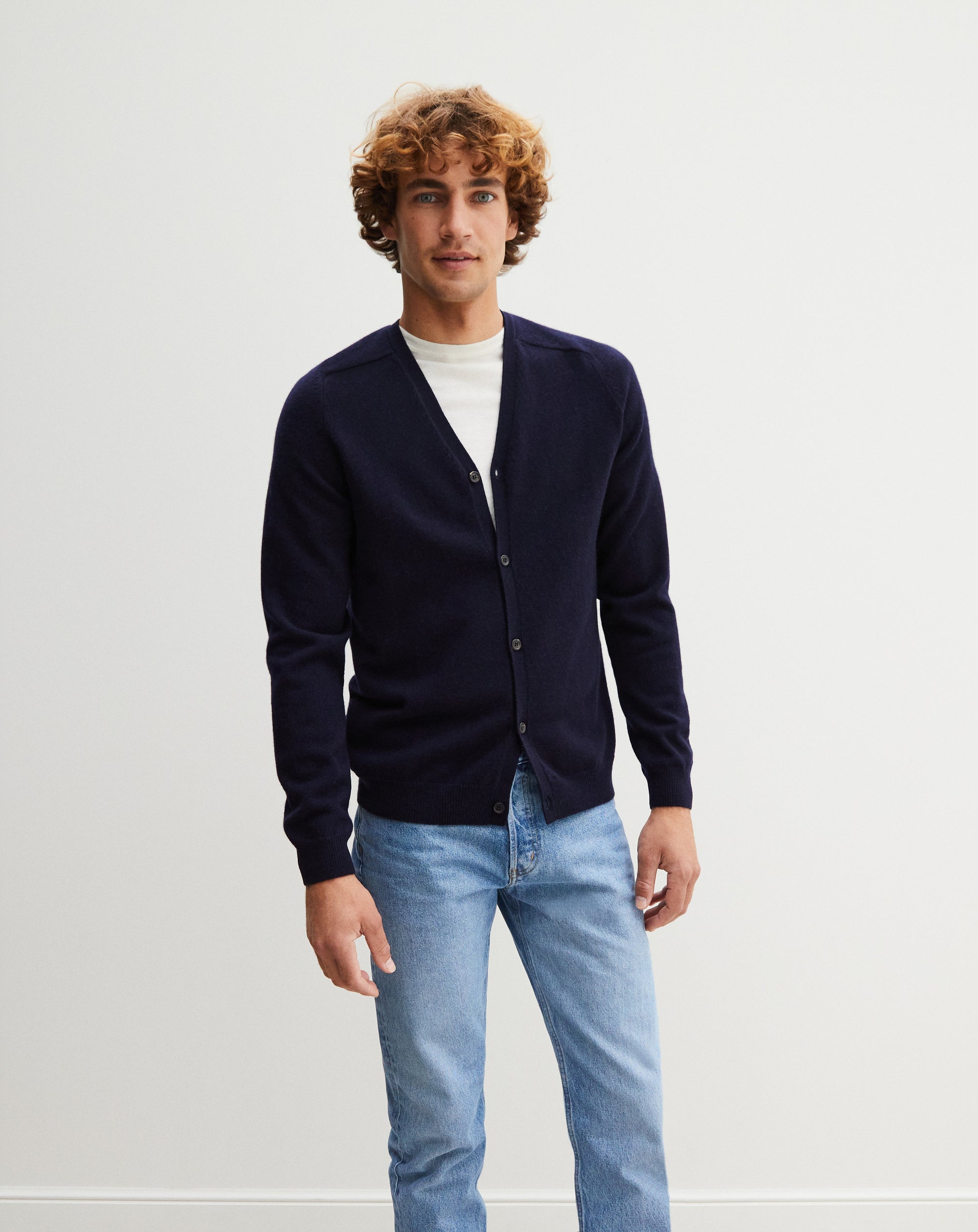 RECO120Gilet Ajusté Emmanchures Marteau - Marine