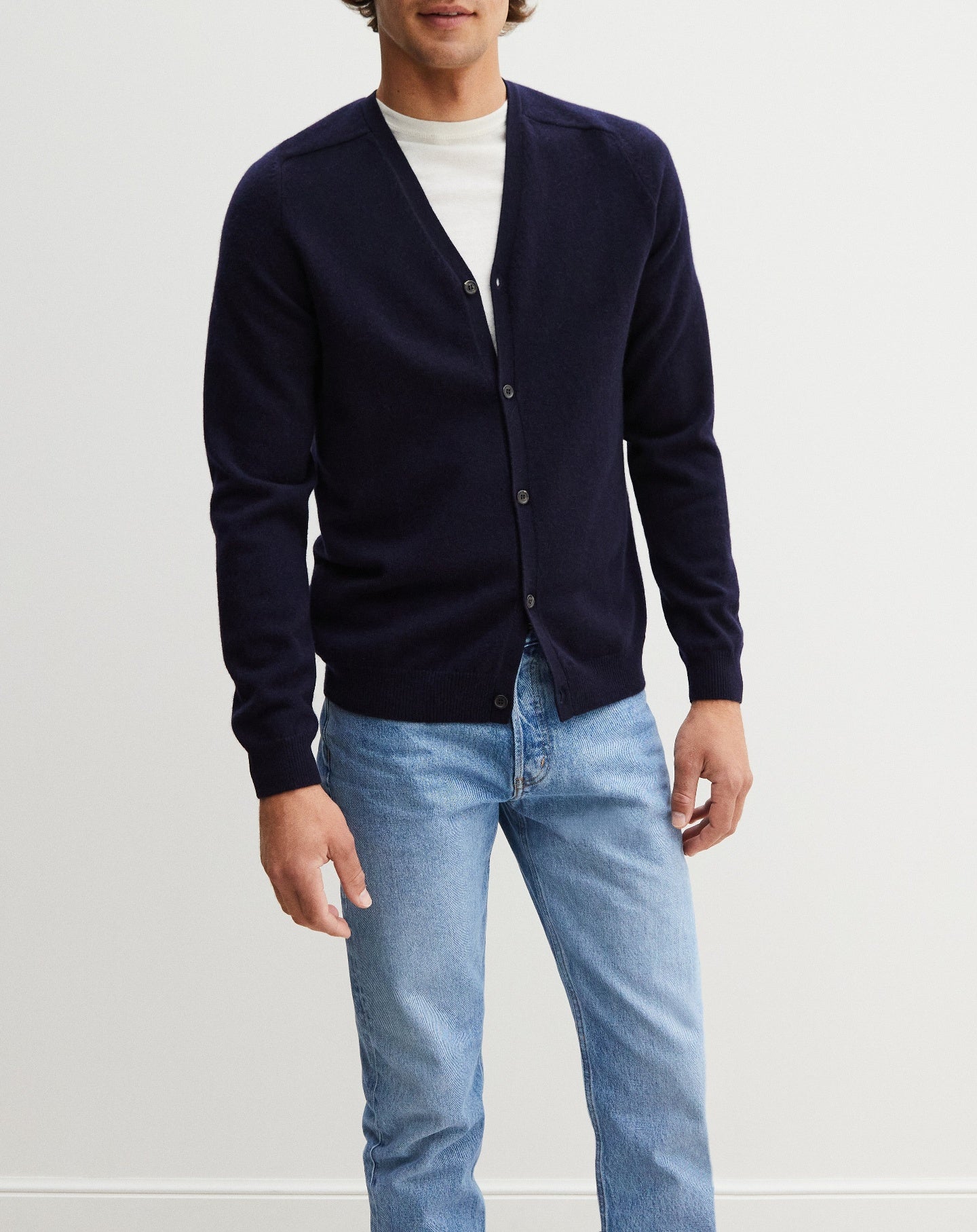 RECO120Gilet Ajusté Emmanchures Marteau - Marine