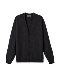Gilet ajusté à emmanchures marteau en cachemire -  Anthracite