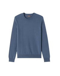 Fitted round-neck cashmere jumper with drop shoulders - Pilote