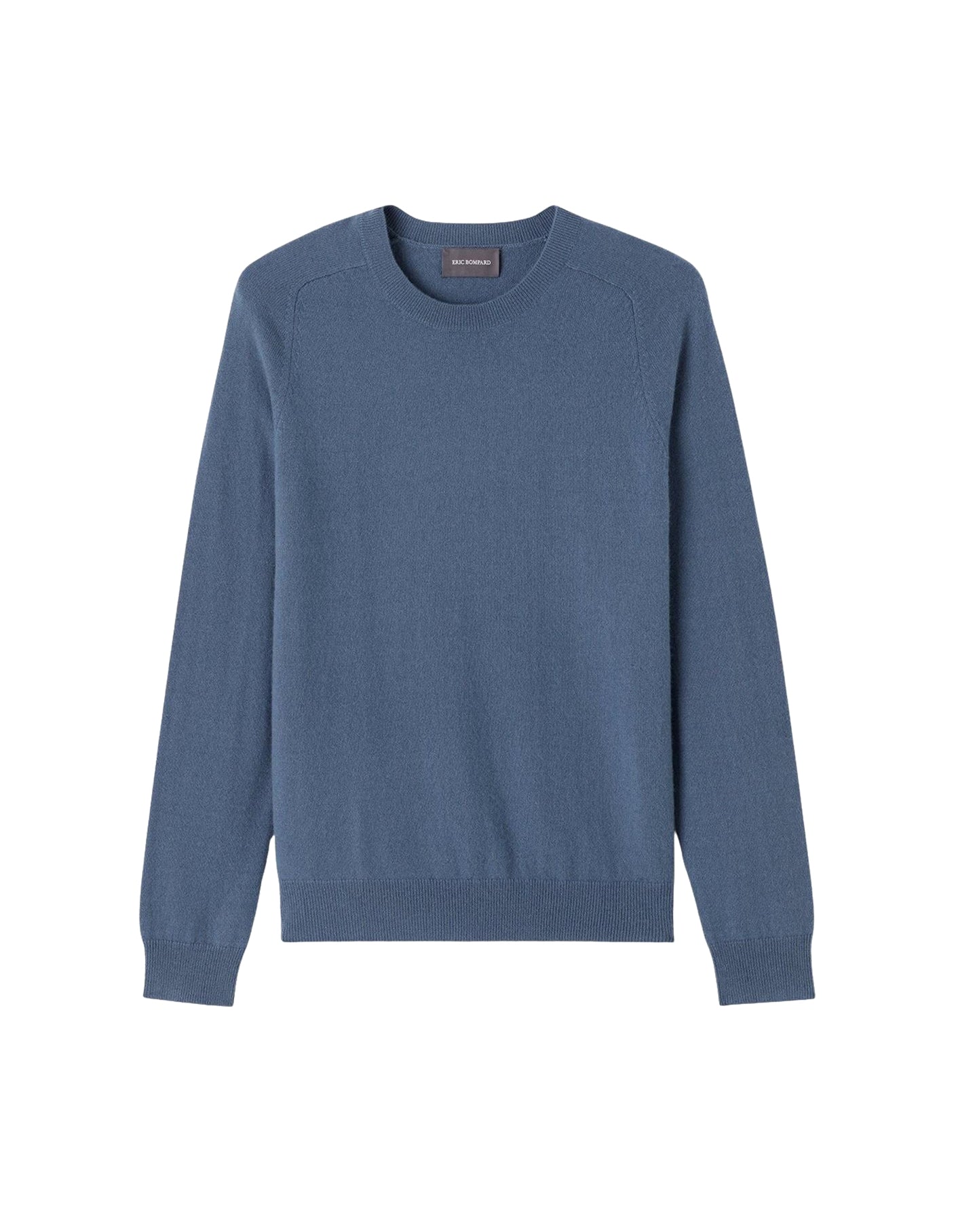 Fitted round-neck cashmere jumper with drop shoulders - Pilote