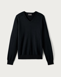 RECO110Pull V Ajusté Emmanchures Marteau - Noir