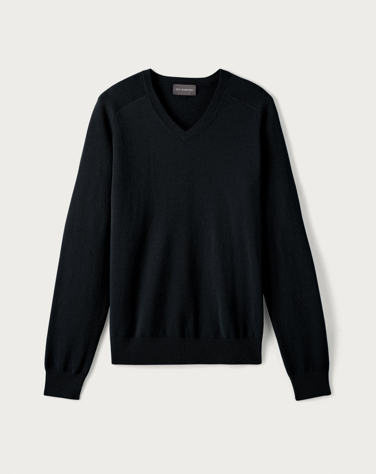 RECO110Pull V Ajusté Emmanchures Marteau - Noir