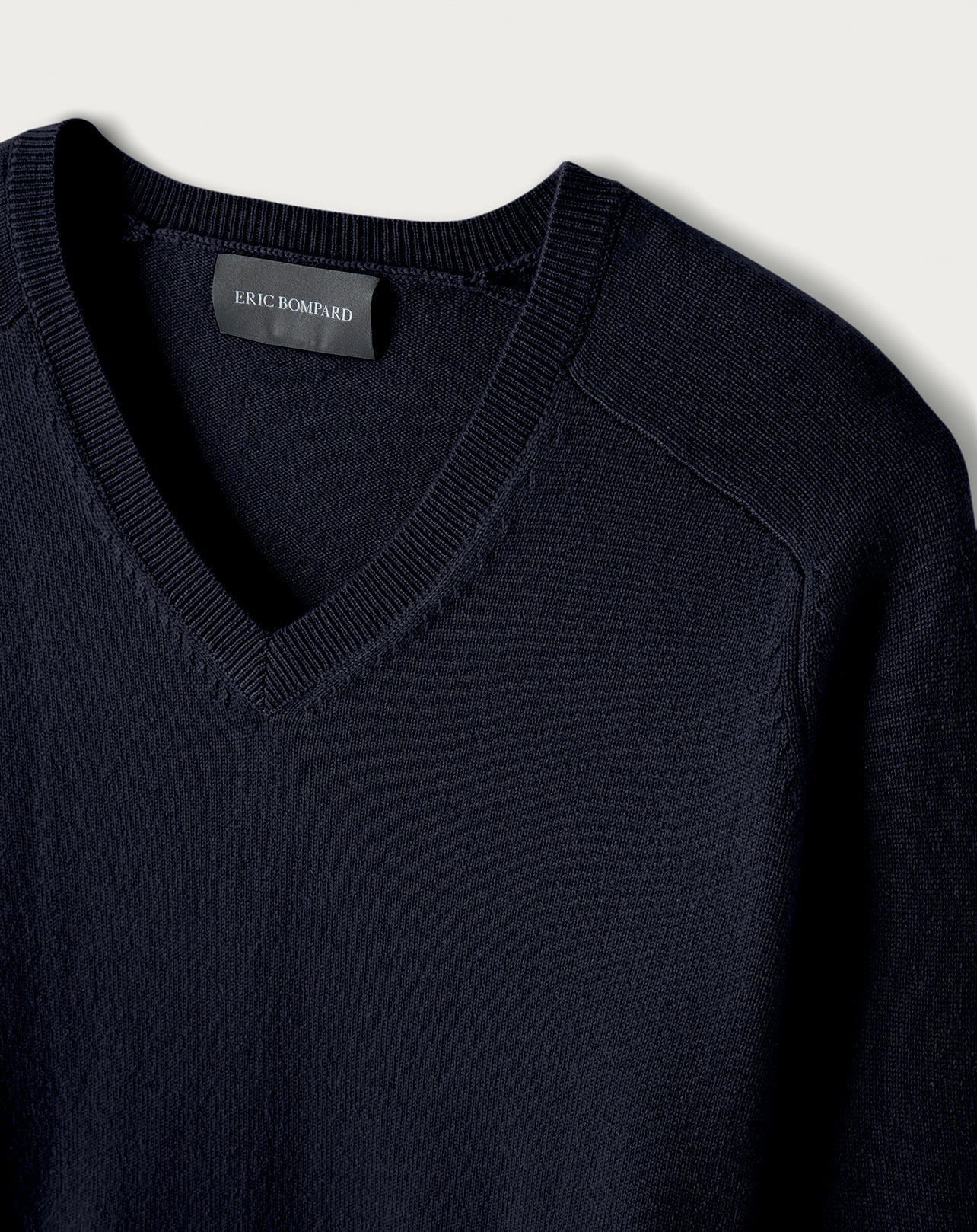 RECO110Pull V Ajusté Emmanchures Marteau - Marine