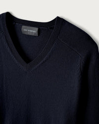 RECO110Pull V Ajusté Emmanchures Marteau - Marine