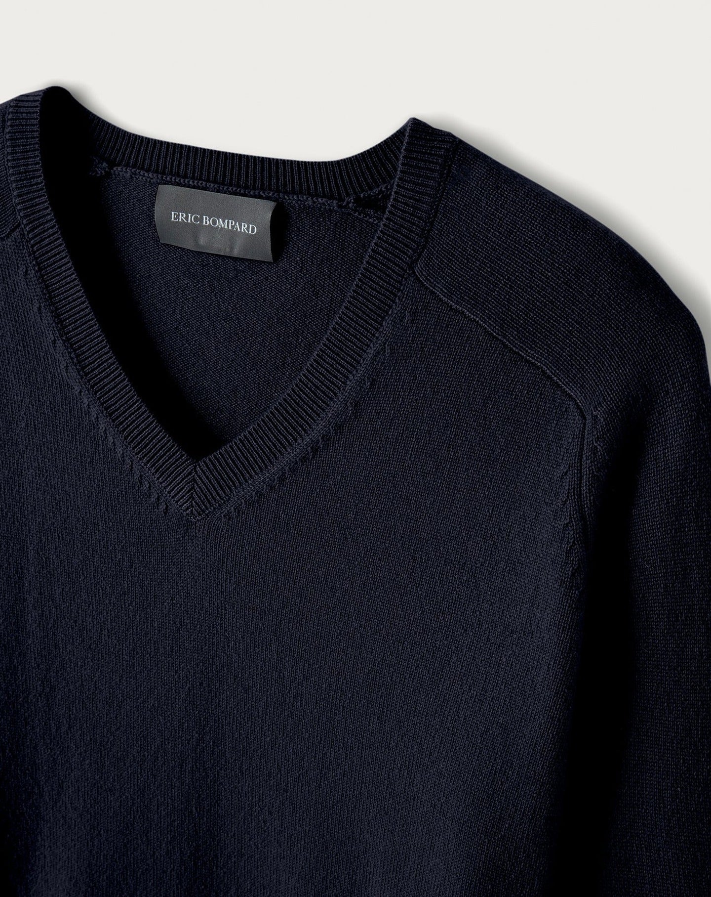 RECO110Pull V Ajusté Emmanchures Marteau - Marine