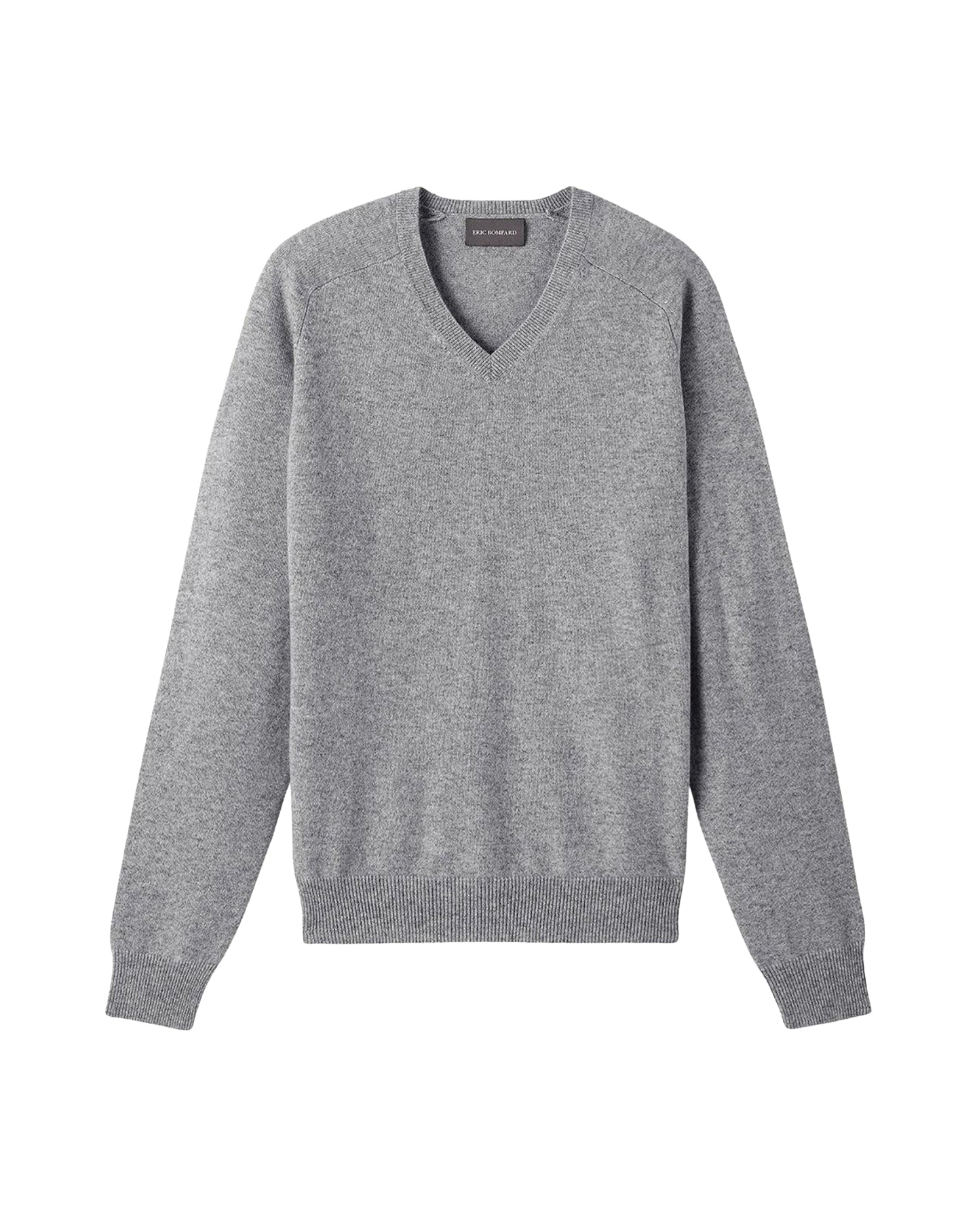 Pull col V ajusté emmanchures marteau en cachemire -  Flanelle