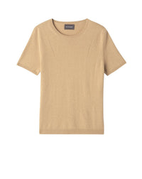 RECO60Ras de cou cintré pointelle - Beige