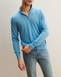 RECO155Pull Col Camionneur - Aqua
