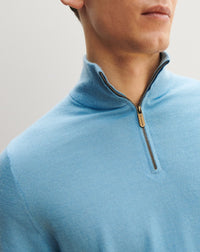 RECO155Pull Col Camionneur - Aqua