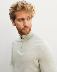 RECO155Pull Col Camionneur - Gris Armoise