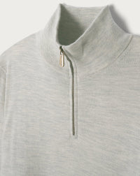 RECO155Pull Col Camionneur - Gris Armoise