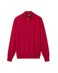 Cashmere jumper with a trucker collar - Granita