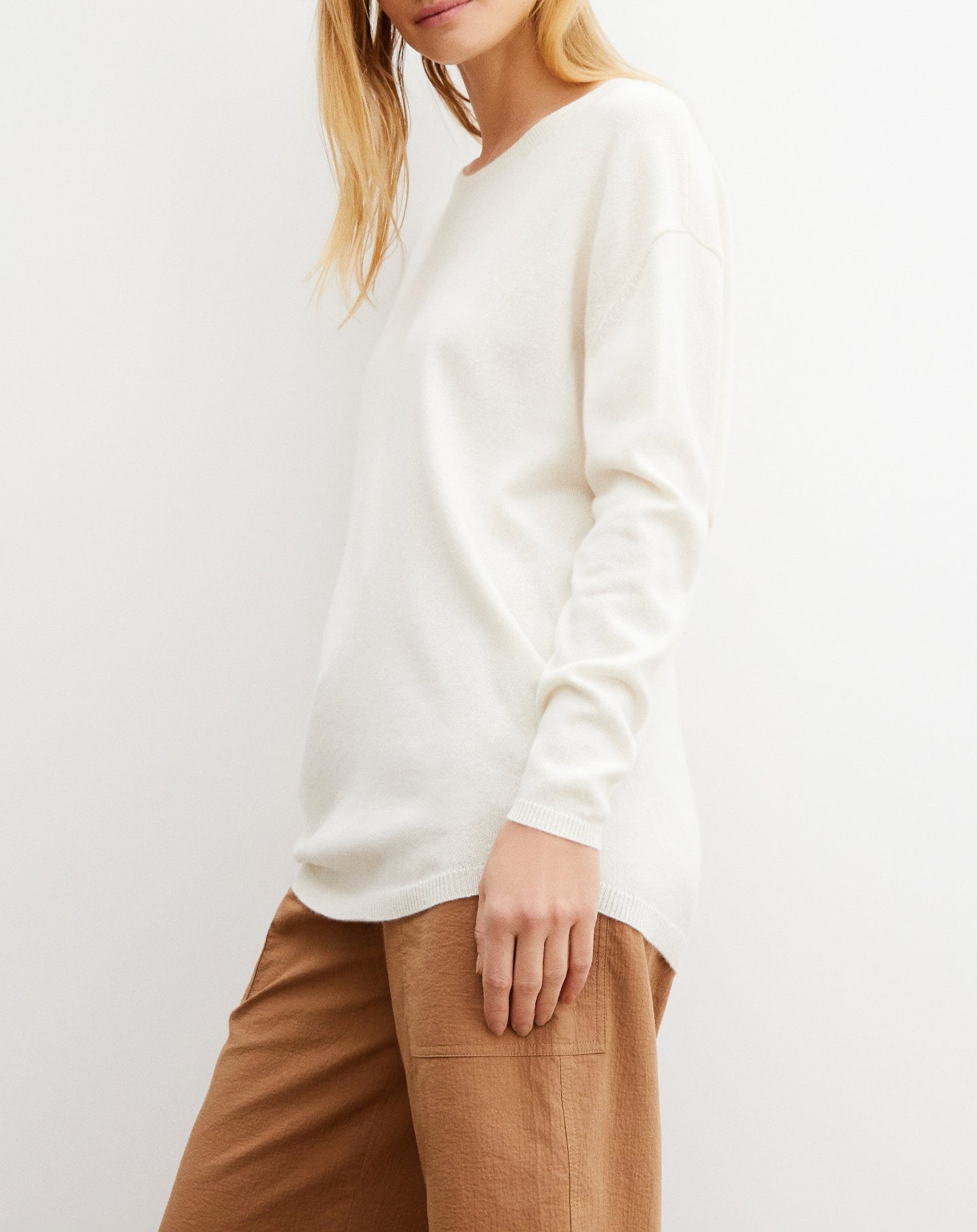 RECO115Ras De Cou Oversize - Naturel