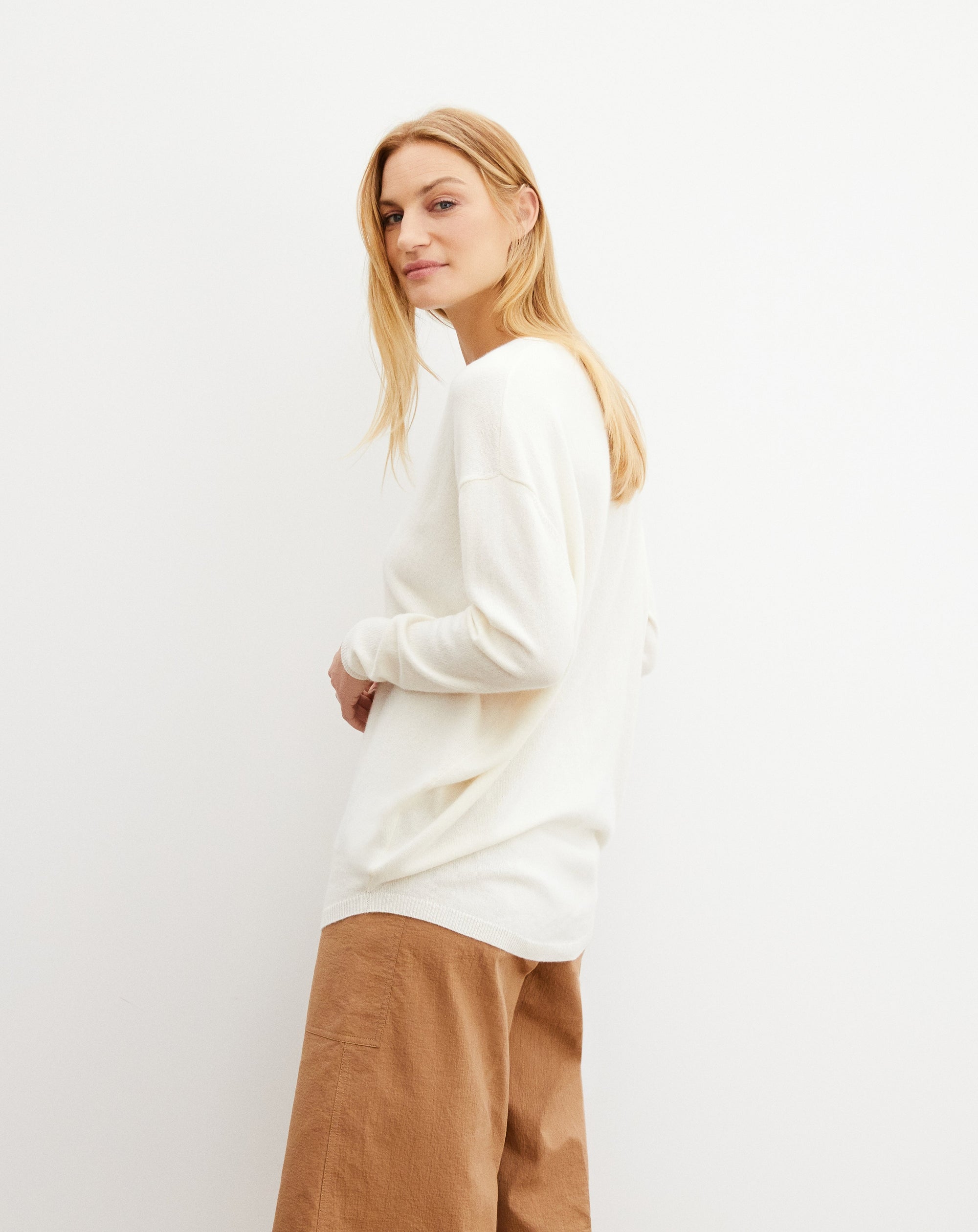 RECO115Ras De Cou Oversize - Naturel
