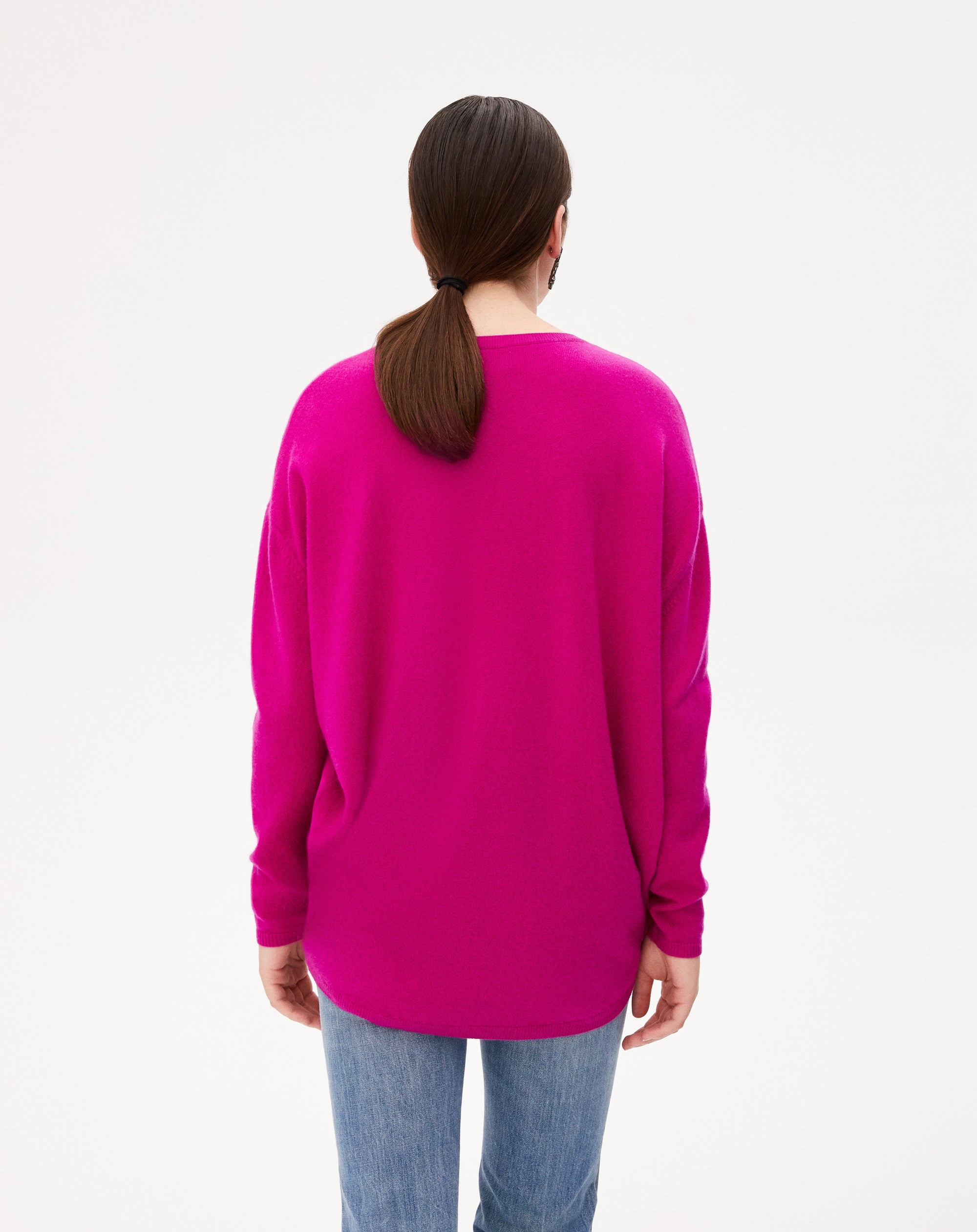 RECO115Ras De Cou Oversize - Fuchsia