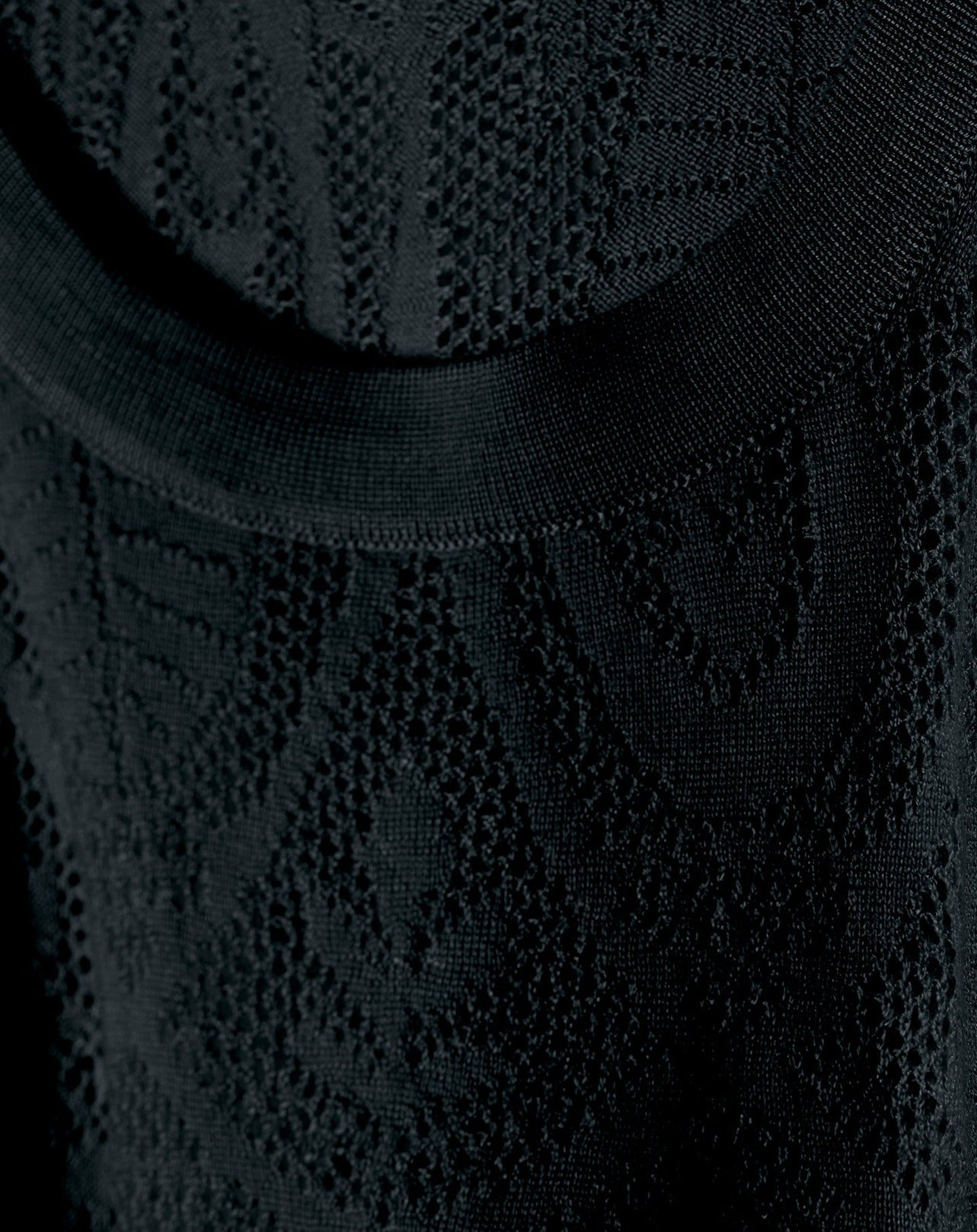 RECO150Ras De Cou Dentelle Paisley - Noir