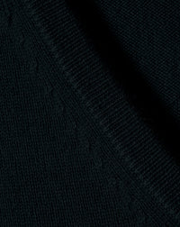 RECO75Pull V Manches Courtes Intemporel - Noir
